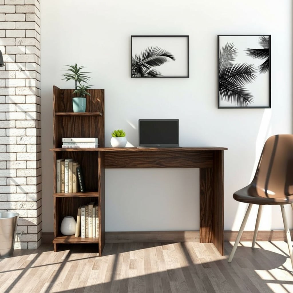 Study Table for Kids & Adults | Study Table and Chair for Adults & Students | Study Table for Girls Modern Design | Study Table with Drawers, Shelves & Cabinets | Table with Drawers and Shelves for Storage | Study Table with Book Shelf & Storage Organizer | Wooden Study Table with Shelf for Home, Bedroom & Office Use | Multi-Purpose Study Desk with Drawers and Cabinets | Space Saving Study Table for Students, Kids & Girls | Modern Study Table with Storage Shelves & Book Rack | Durable & Stylish Study Table for Home Study & Work Setup | Premium Quality Study Table with Drawers and Shelf Organizer - Image 3